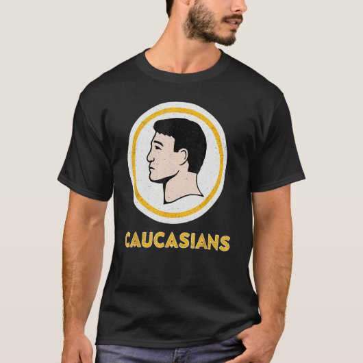 Caucasians  Vintage Caucasians Pride T-shirt (Voorkant)