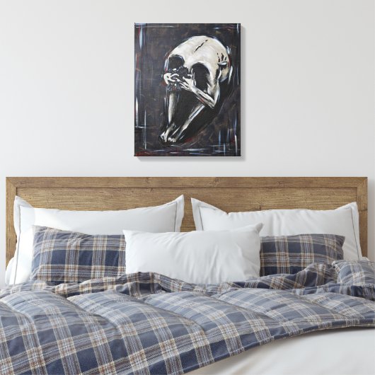 Cauchemar Canvas Afdruk (Insitu (Slaapkamer))