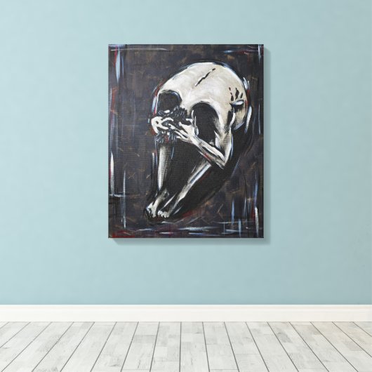 Cauchemar Canvas Afdruk (Insitu (Houten vloer))