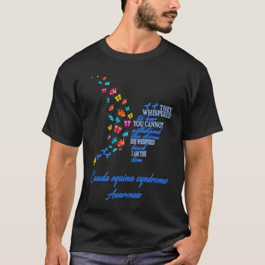 Cauda Equina Syndroom Krijger T-shirt (Voorkant)