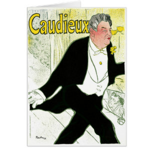 Caudieux door Toulouse Lautrec,  Art Nouveau,
