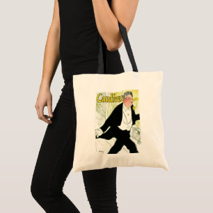 Caudieux door Toulouse Lautrec,  Art Nouveau, Tote Bag