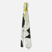 Caudieux door Toulouse Lautrec, Oude Kunst Nieuw T Stropdas (Achterkant)