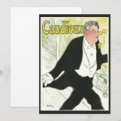 Caudieux van Toulouse Lautrec,  Art Nouveau (Voorkant / Achterkant)