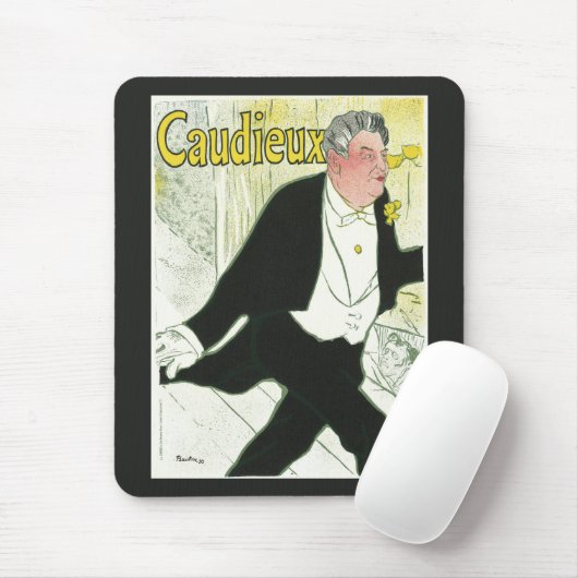 Caudieux van Toulouse Lautrec,  Art Nouveau Muismat (Met muis)