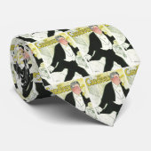 Caudieux van Toulouse Lautrec,  Art Nouveau Stropdas (Opgerold)