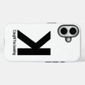 Caught You Looking – Funny Baseball Pitcher Saying Case-Mate iPhone Case (Achterkant (horizontaal))