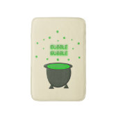 Cauldron and Bubbling Green Brew Halloween Badmat (Voorkant Verticaal)