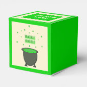Cauldron and Bubbling Green Brew Halloween Custom Bedankdoosjes (Achterkant)