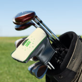 Cauldron and Bubbling Green Brew Halloween Golfheadcover (Insitu)