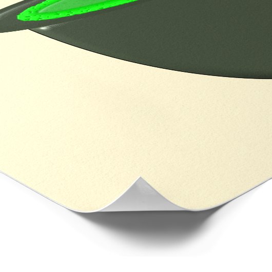 Cauldron and Bubbling Green Brew Halloween Poster (Hoek)