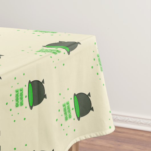 Cauldron and Bubbling Green Brew Halloween Tafelkleed (Voorbeeld)