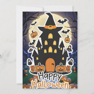Cauldron Bewitch Happy Halloween Feestdagenkaart
