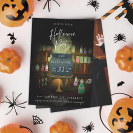 Cauldron Brewing Halloween Party Kaart