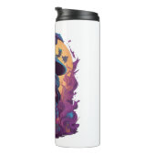 Cauldron brouwt pompoen Boo's Sticker Thermosbeker (Geroteerd rechts)