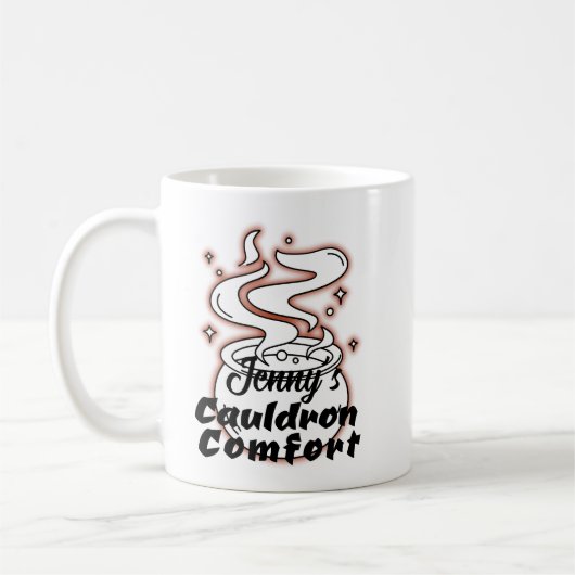 Cauldron Comfort Grappige Halloween Koffiemok (Links)