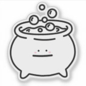 Cauldron doodle sticker (Voorkant)