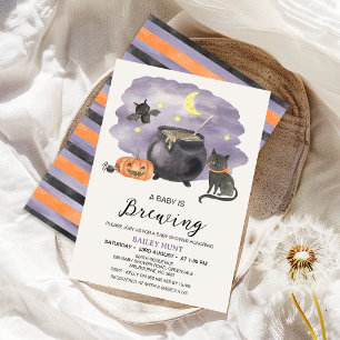 Cauldron Halloween Baby gaat Baby shower brouwen Kaart