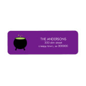 Cauldron Halloween Labels (Voorkant)
