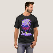 Cauldron Heksenketel Halloween pixelart, Pixel Art T-shirt (Voorkant volledig)