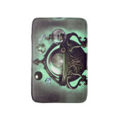 Cauldron met Green Crystal Ball en Orbs Badmat (Voorkant Verticaal)