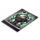  Cauldron met Green Crystal Ball en Orbs Notitieboek (Linkerzijde)