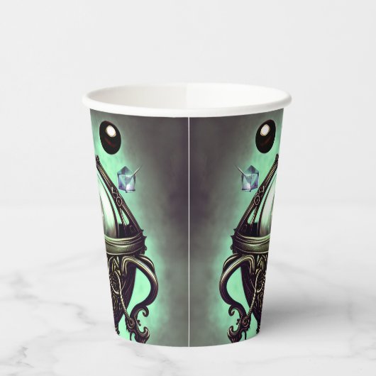  Cauldron met Green Crystal Ball en Orbs Papieren Bekers (Links)