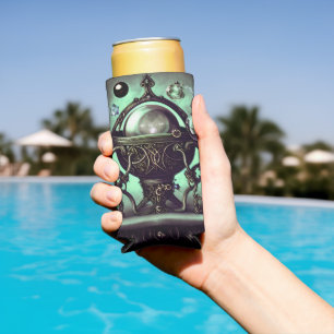 Cauldron met Green Crystal Ball en Orbs Seltzer Blikjeskoeler