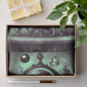Cauldron met Green Crystal Ball en Orbs Tissuepapier (Geschenk)