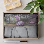 Cauldron met Witchery en Paarse Rozen Tissuepapier (Geschenk)