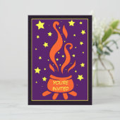 Cauldron Party Kaart (Staand voorkant)