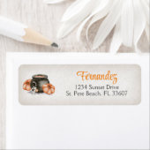 Cauldron pompoen retouradres etiket (Insitu)