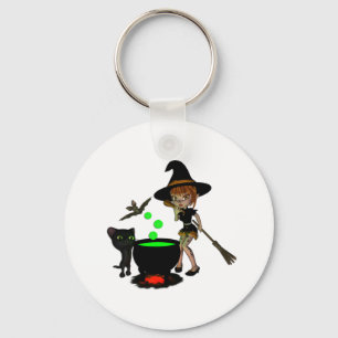 Cauldron Witch Sleutelhanger
