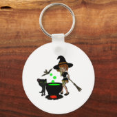 Cauldron Witch Sleutelhanger (Voorkant)