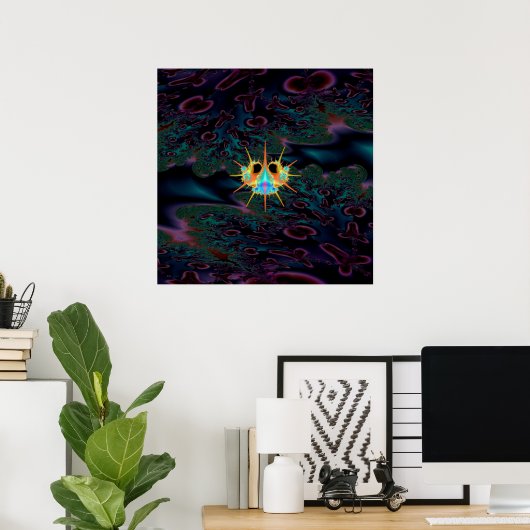 Caulimo Bug Poster (Thuiskantoor)
