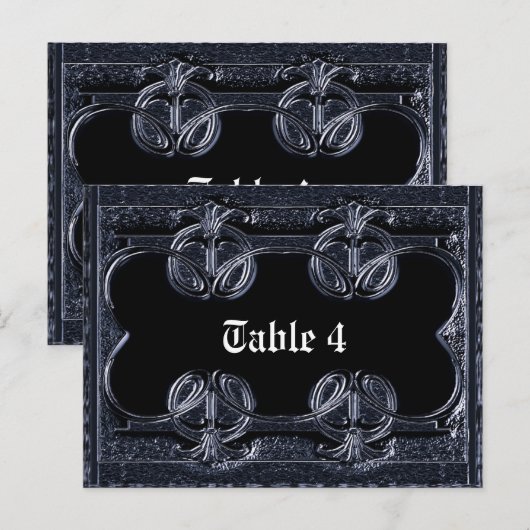 Caumartin Dawn Table Kaart (Voorkant / Achterkant)