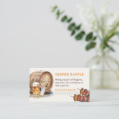 Causal BBQ Beer Luier Raffle Enclosure Kaart (Staand voorkant)