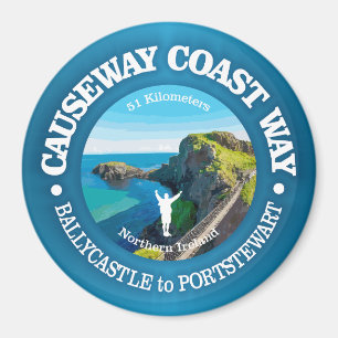 Causeway Coast Way (rood) Magneet