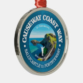 Causeway Coast Way (rood) Metalen Ornament (Rechts)