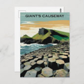 Causeway Ireland Briefkaart (Voorkant / Achterkant)