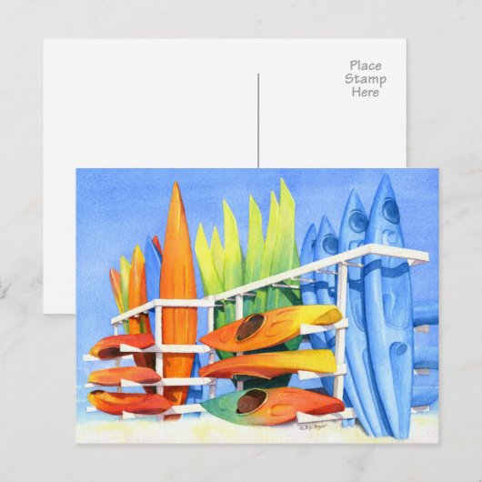 Causeway Kayaks Briefkaart (Voorkant / Achterkant)