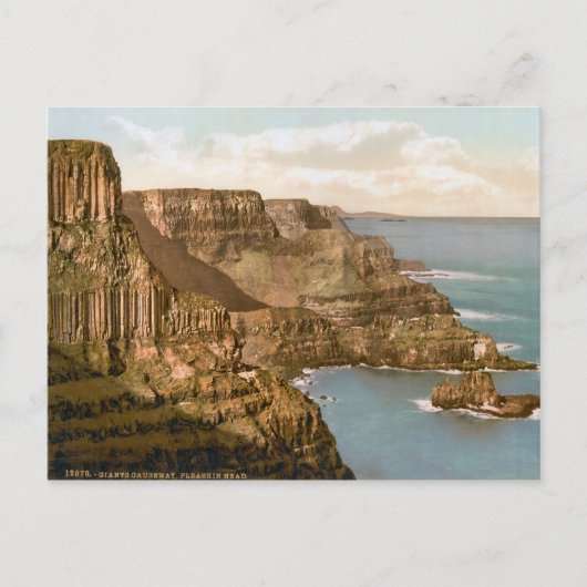 Causeway van Vintage Giant Ierland Briefkaart (Voorkant)
