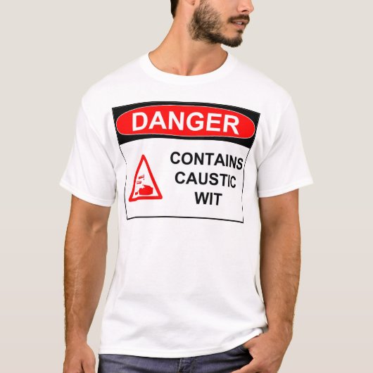 Caustic Wit T-shirt (Voorkant)