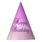 Caute Black Fairy Birthday Feesthoedjes (Voorkant)