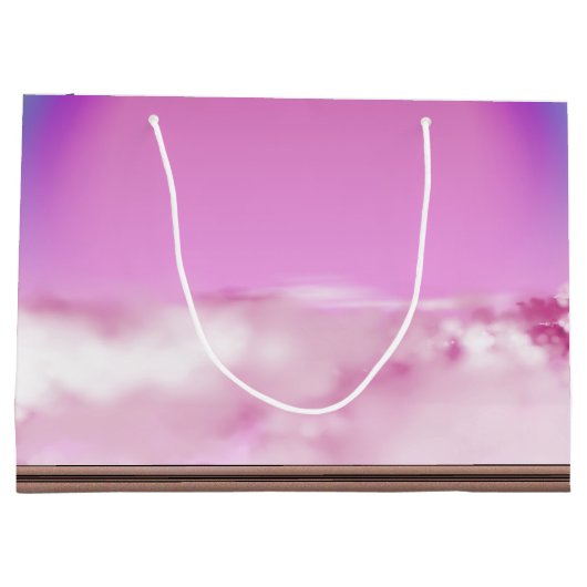 Caute Black Fairy Birthday Large Cadeautasje (Achterkant)