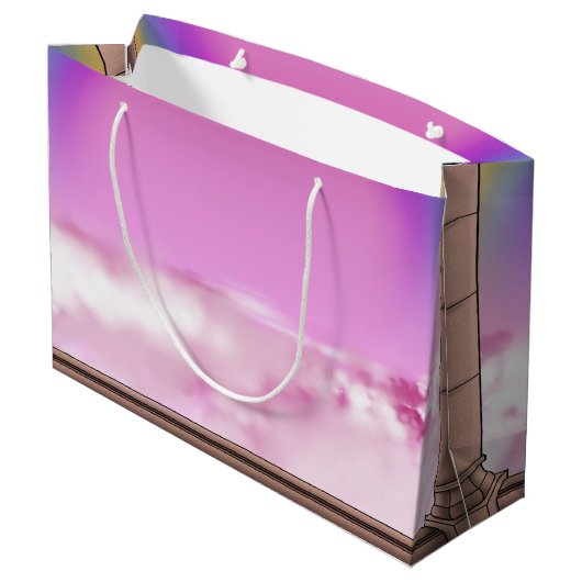 Caute Black Fairy Birthday Large Cadeautasje (Achterkant Gekanteld)