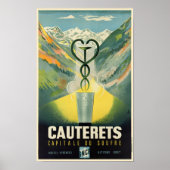 Cauterets France Vintage Poster (Voorkant)