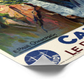 Cauterets Le Pont d'Espagne France Vintage Poster (Hoek)