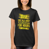 Caution Can Talk About Archery For Hours T-shirt (Voorkant)