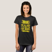 Caution Can Talk About Basketball For Hours   T-shirt (Voorkant volledig)
